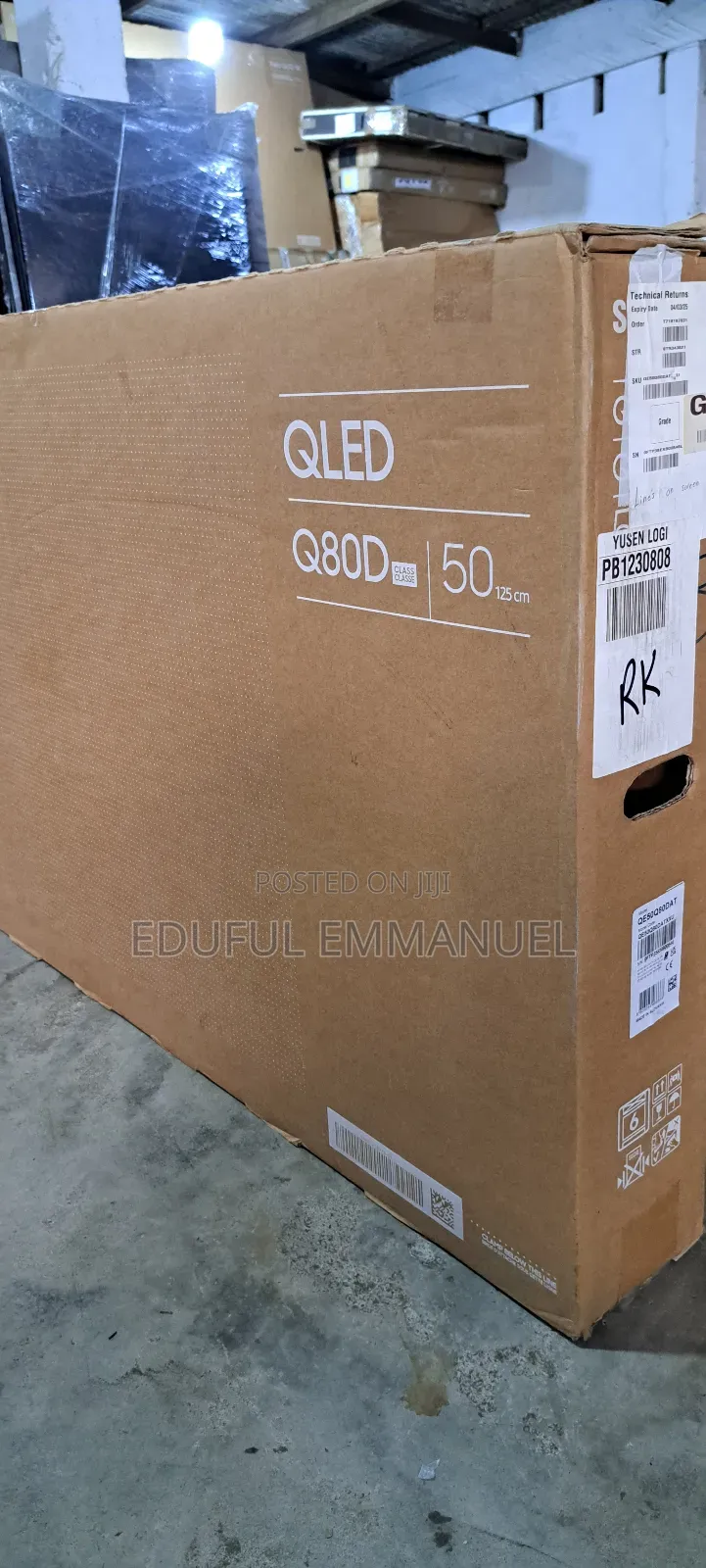 Samsung 50" Class Qled Q80d Uhd Smart Ai Tv Netflix Youtube