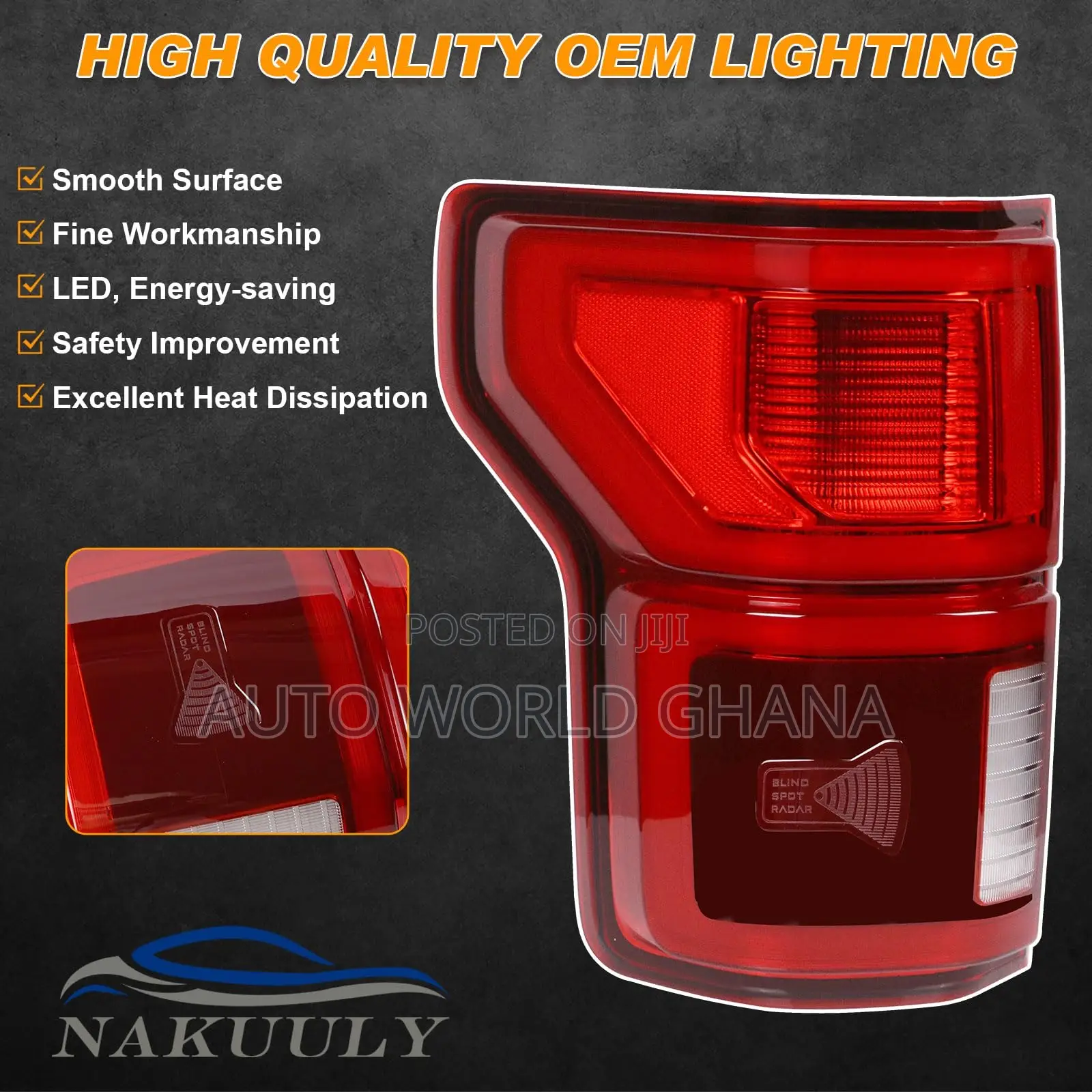 F150 With Blind Spot Tail Light 2018-2020 Oem