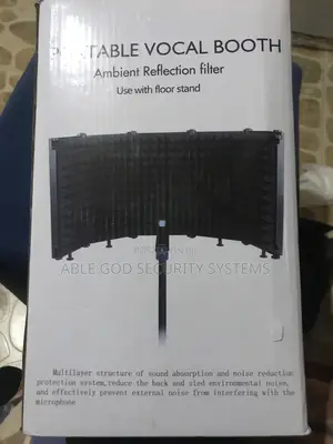 Microphone Vocal Booth With Pop Filter