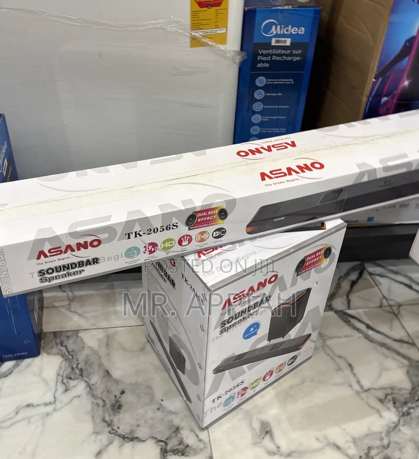 Get Premium Asano Tk-2056(Black)Sound Bar System + Remote Control.