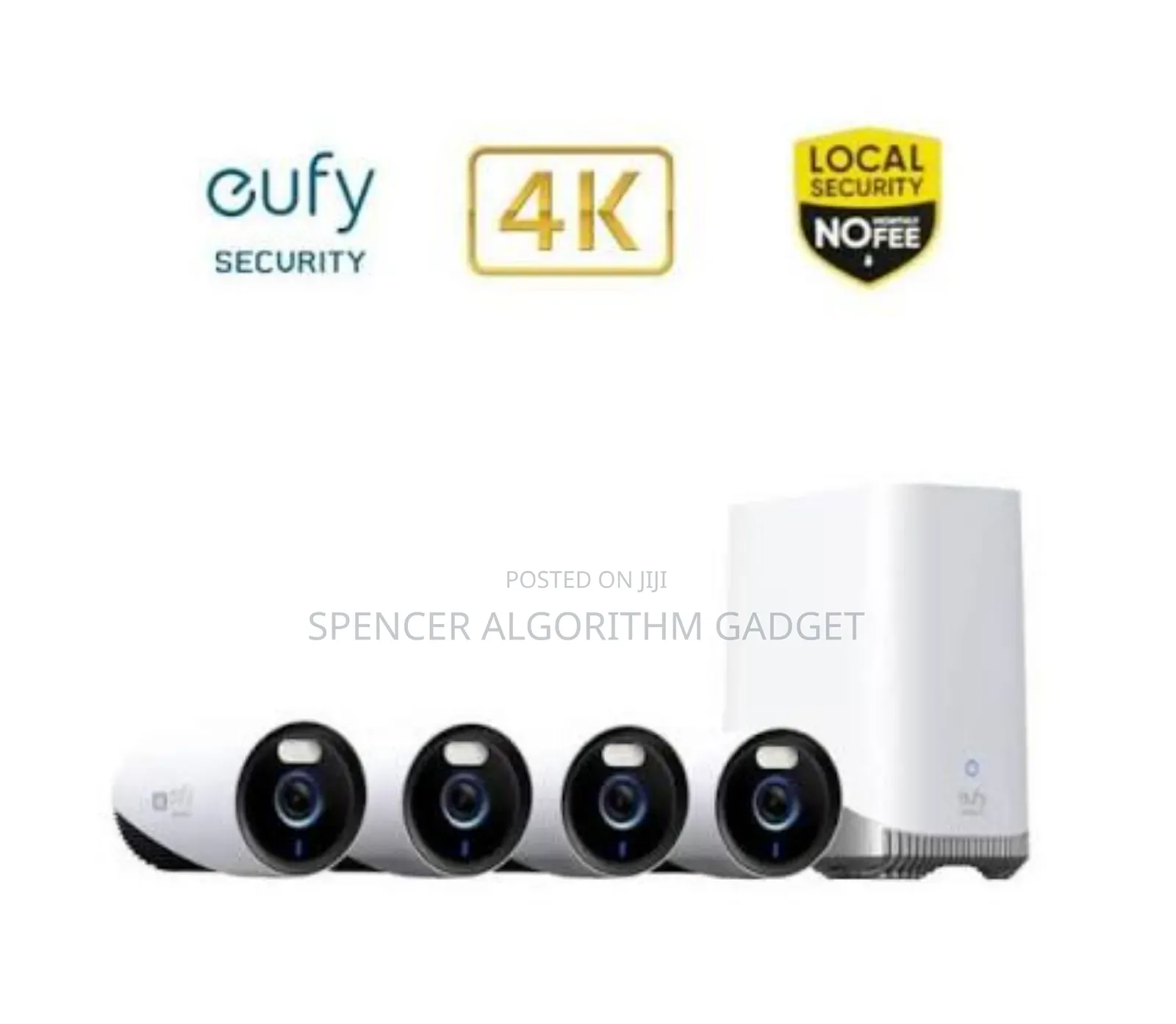 Eufycam E330 (Professional) 4-cam Kit (4k Camera)