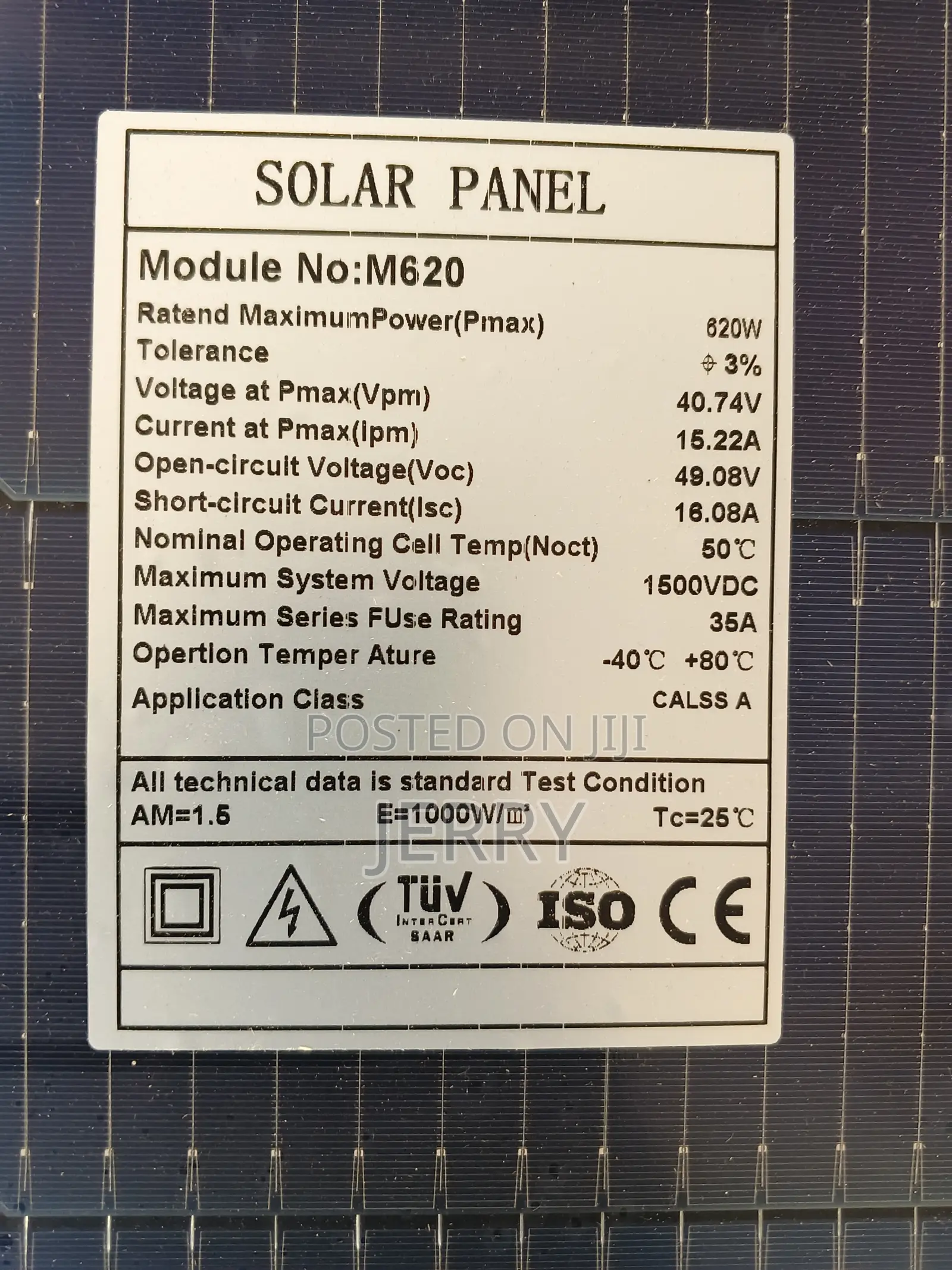 620w Solar Panels