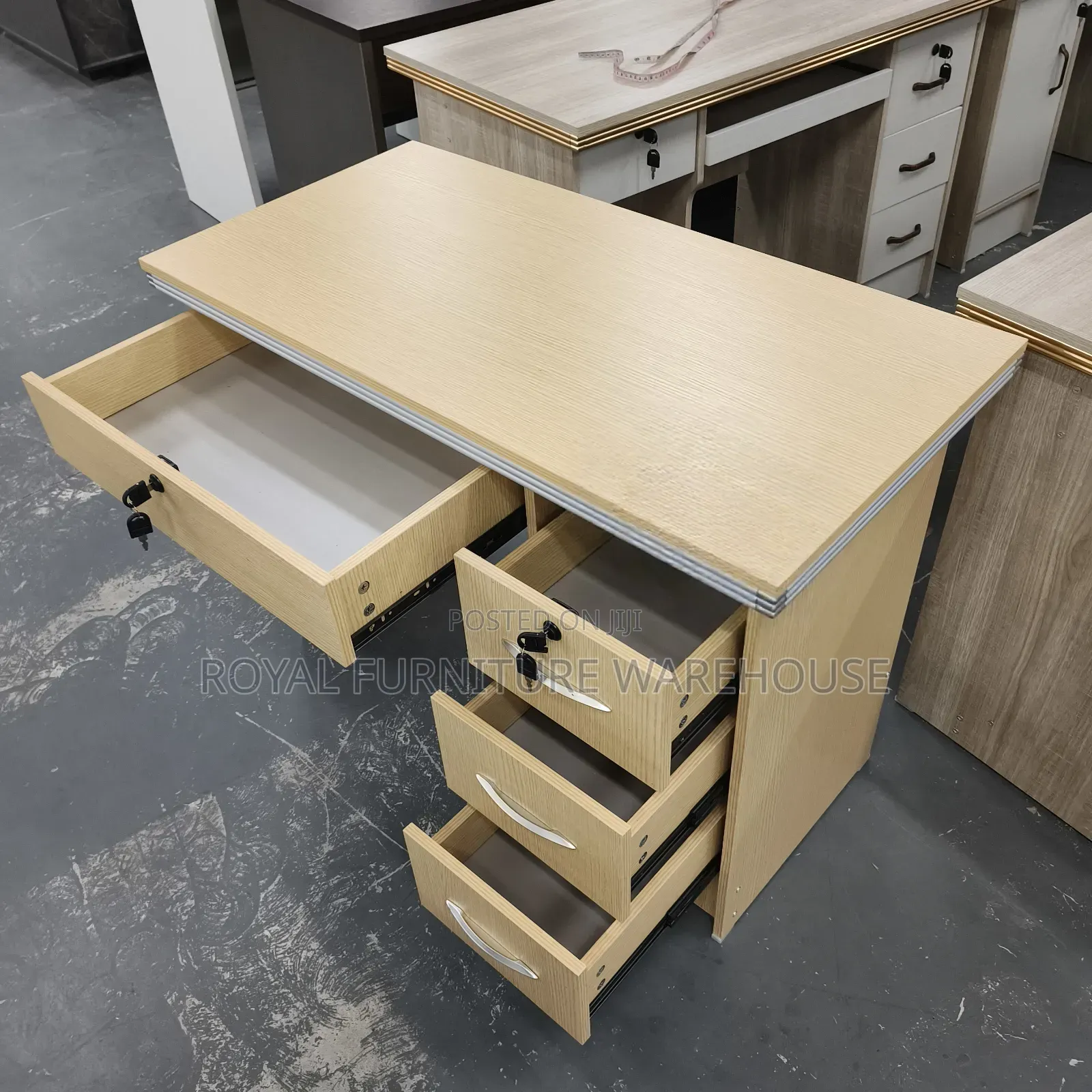 Compact Wooden Office Desk