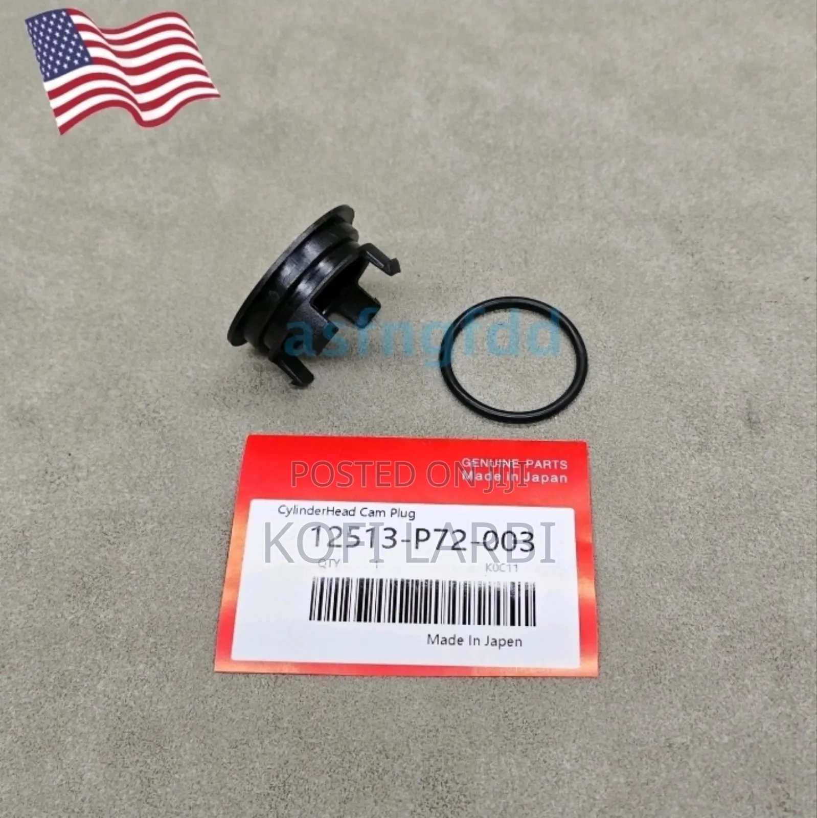 Oem Cylinder Head Rear Cam Plug Cap With Seal for Honda/Acura