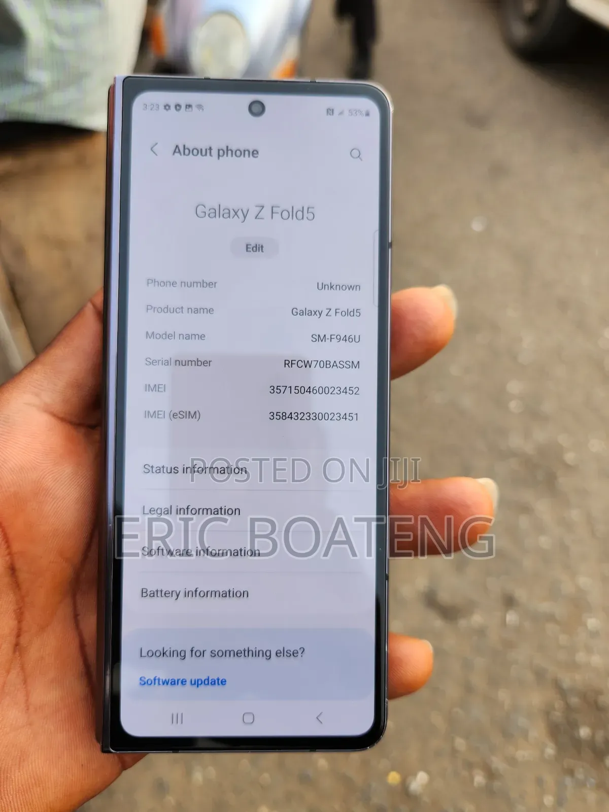 Samsung Galaxy Z Fold 5 256 GB Black