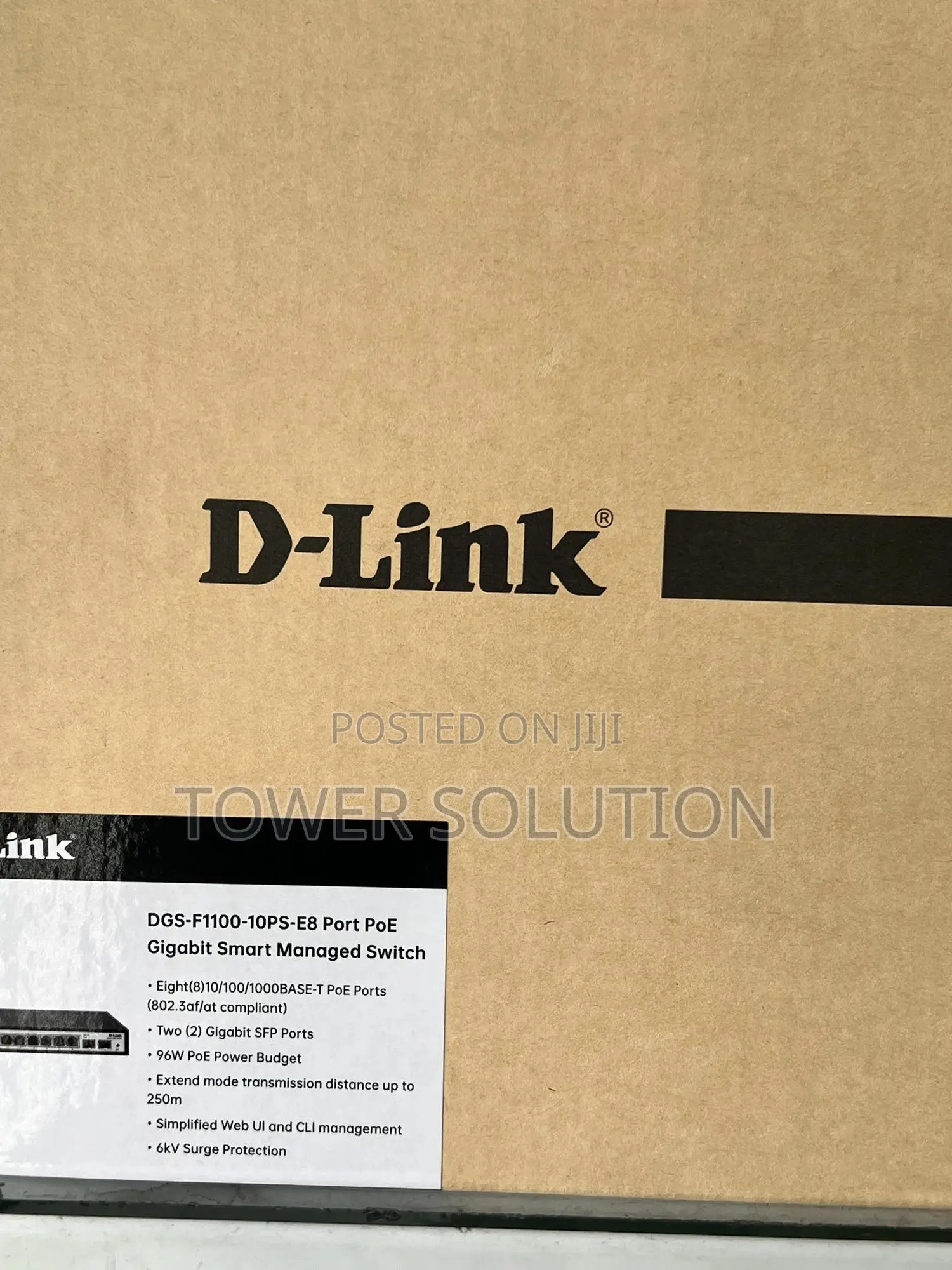 Dlink 8port Poe Gigabit Smart Manage Switch