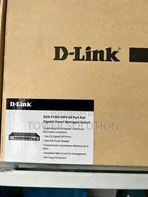 Dlink 8port Poe Gigabit Smart Manage Switch