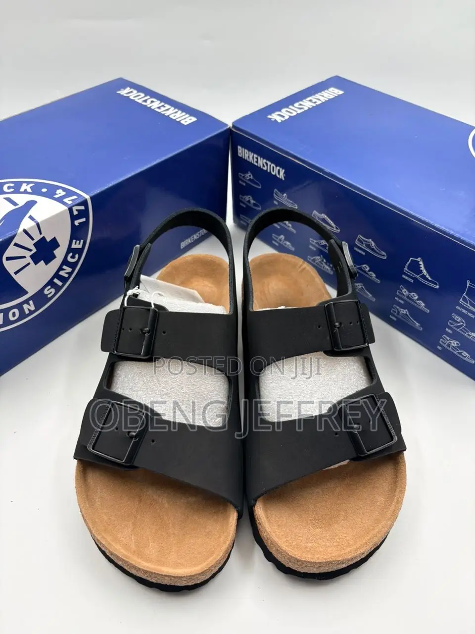 Original Birkenstock Sandals in Black and Brown