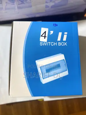 Main Switch Box Plastic.2w,4w and 6w.