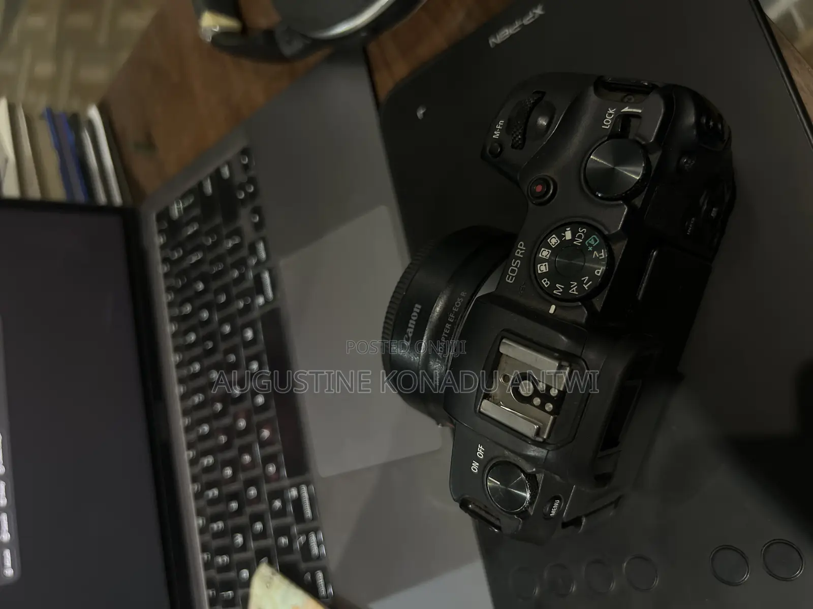 Canon Eos Rp With Adapter