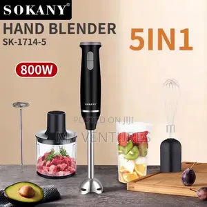 Sokany 5 in 1 Hand Blender Set