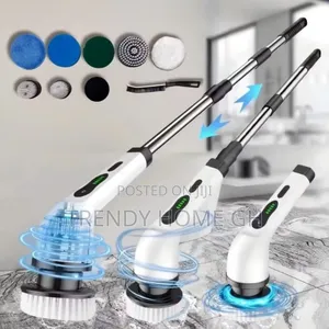 9in1 Electric Spin Scrubber, Leebein Cordless Cleaning Brush.