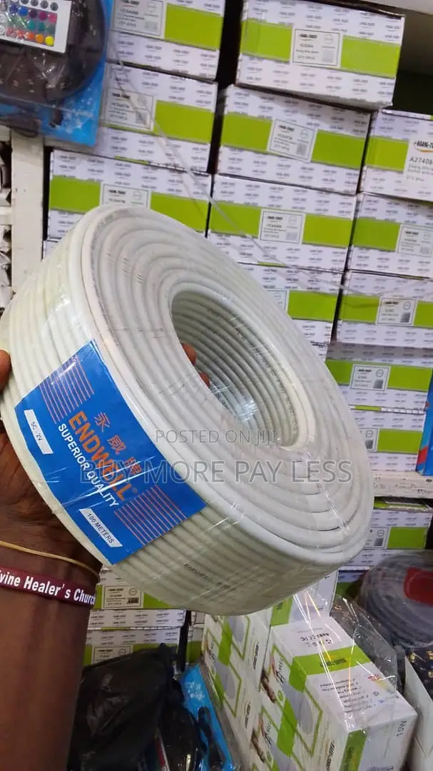 100% Cu Copper Tv Cable Coaxial Cable Endwell