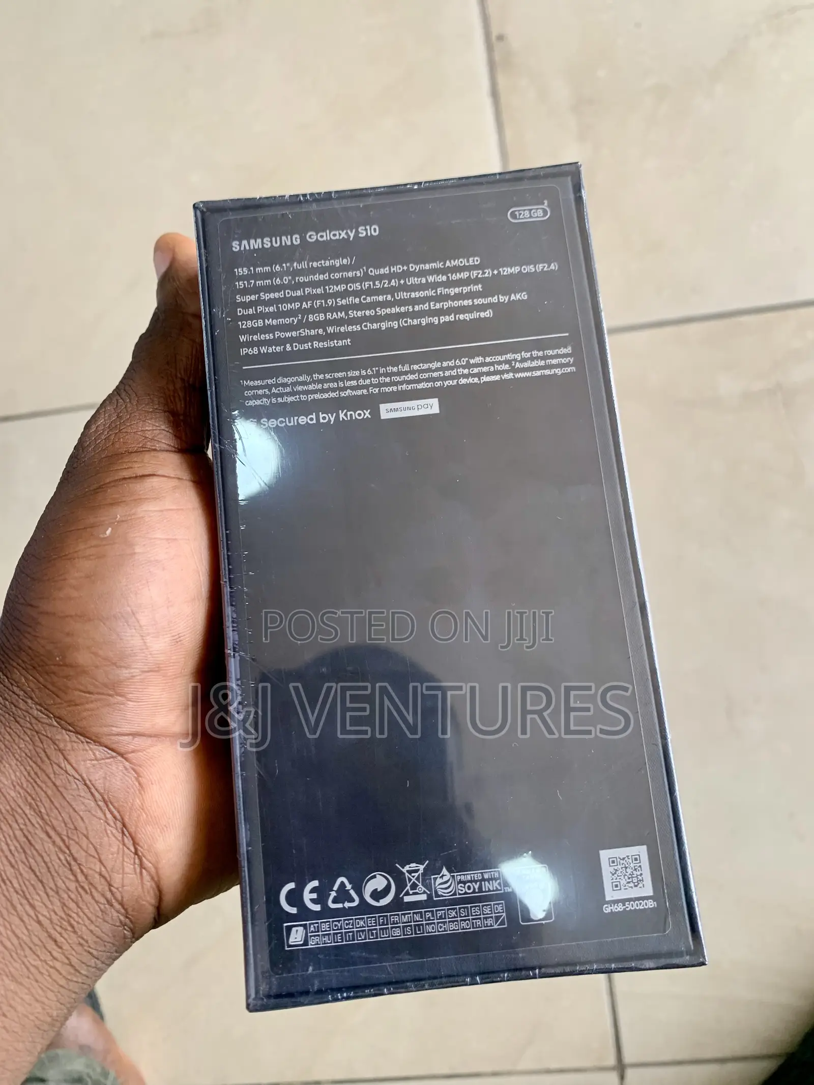 New Samsung Galaxy S10 128 GB Blue