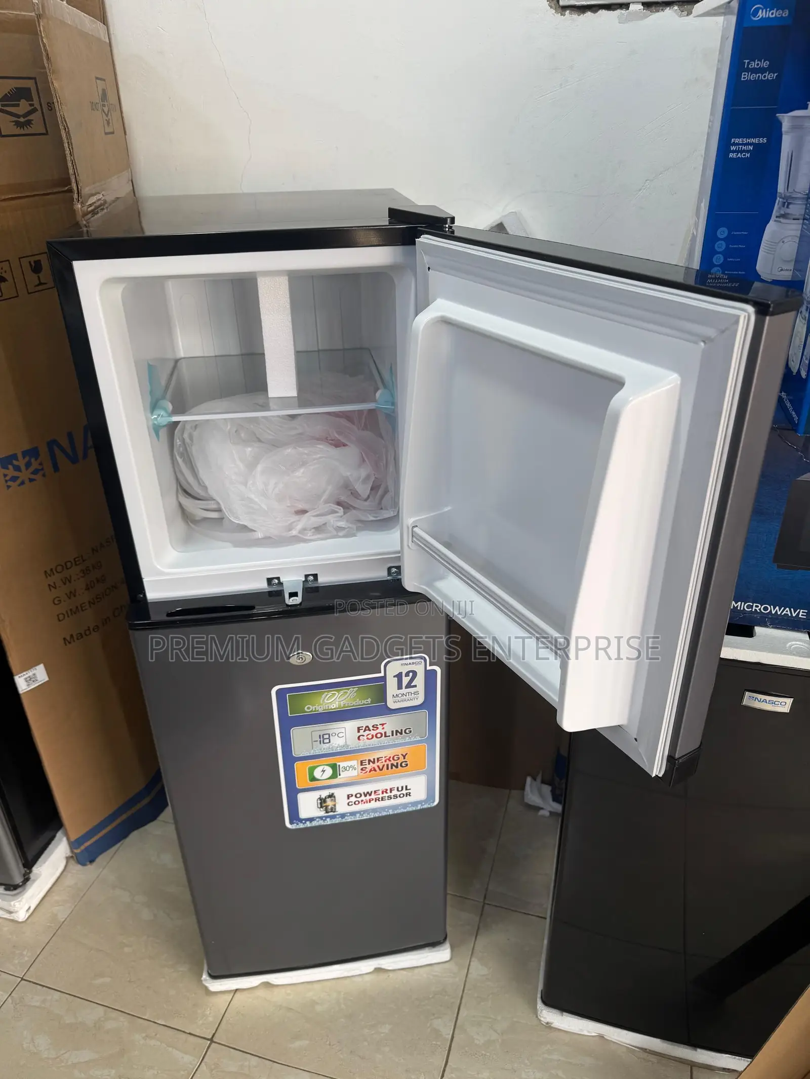 Nasco 138ltr Top Freezer Refrigerator Nasf2-20s