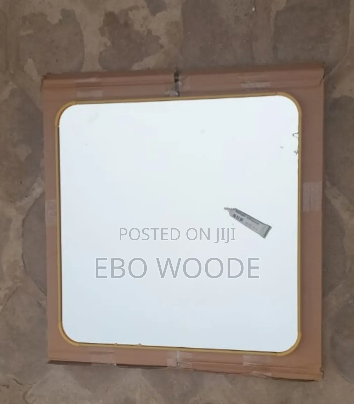 40cm × 40cm Wall Mirror – Comes With Adhesive for Easy Installation