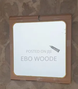 40cm × 40cm Wall Mirror – Comes With Adhesive for Easy Installation