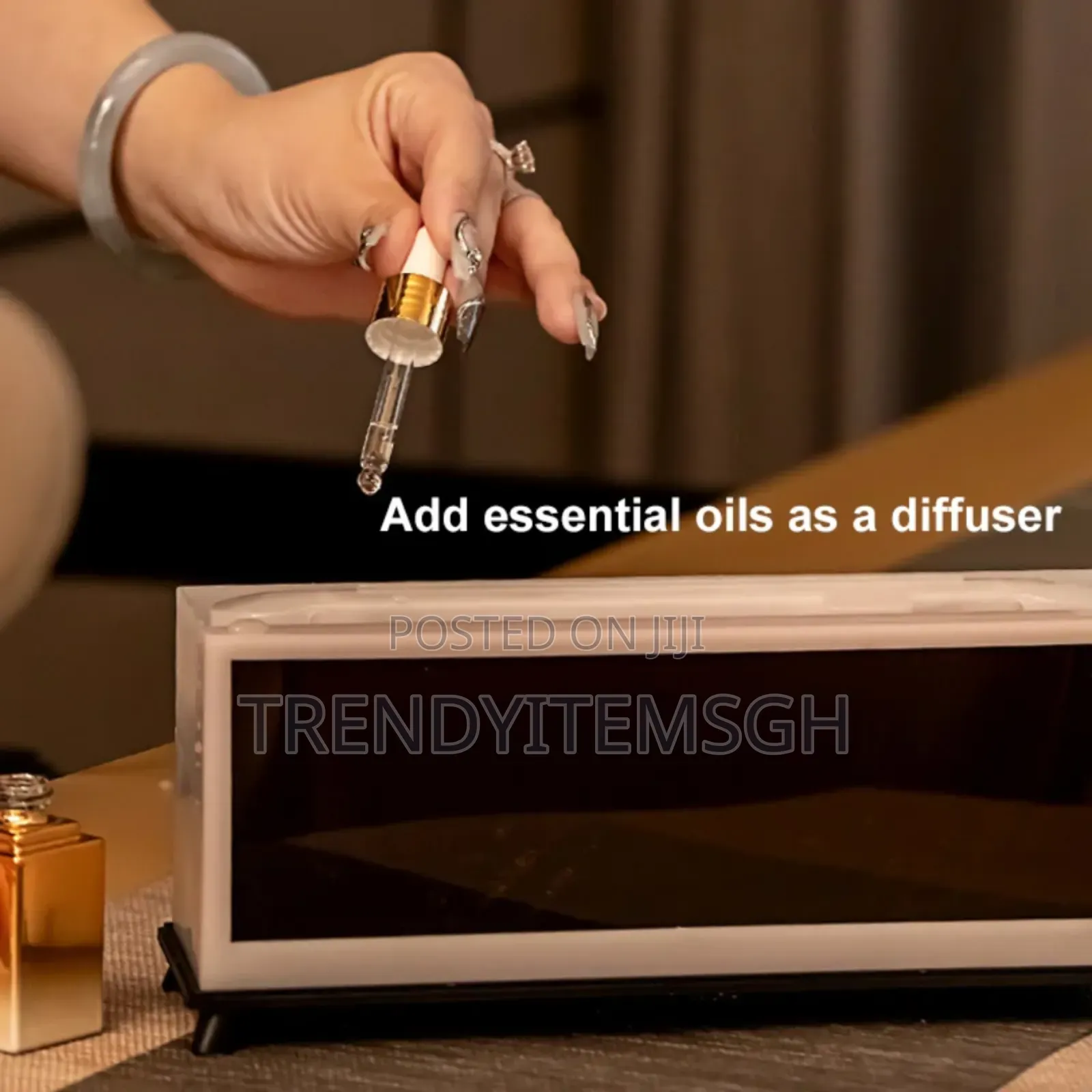 220ml Creative Fireplace Air Humidifier With Remote Control