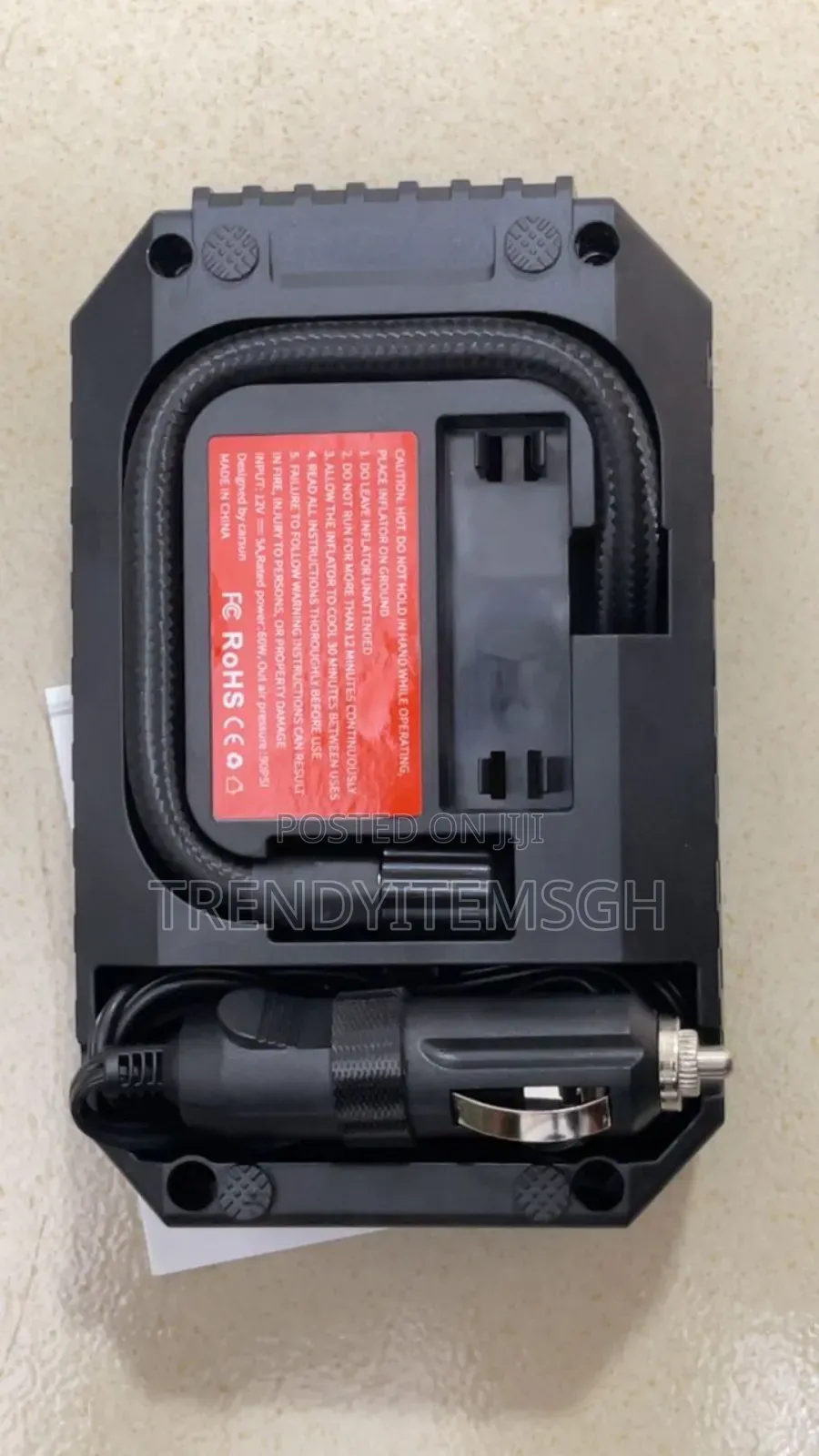Car Air Compressor 12v Portable Electric Car Tire Inflator Pump W