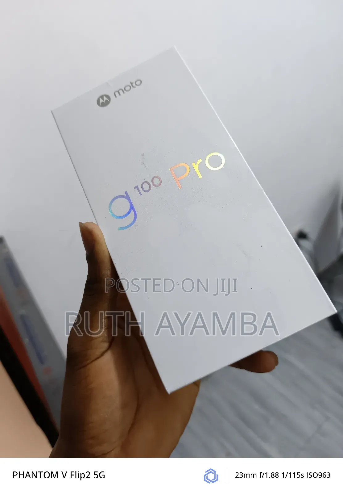 New Motorola Moto G100 256 GB Gray