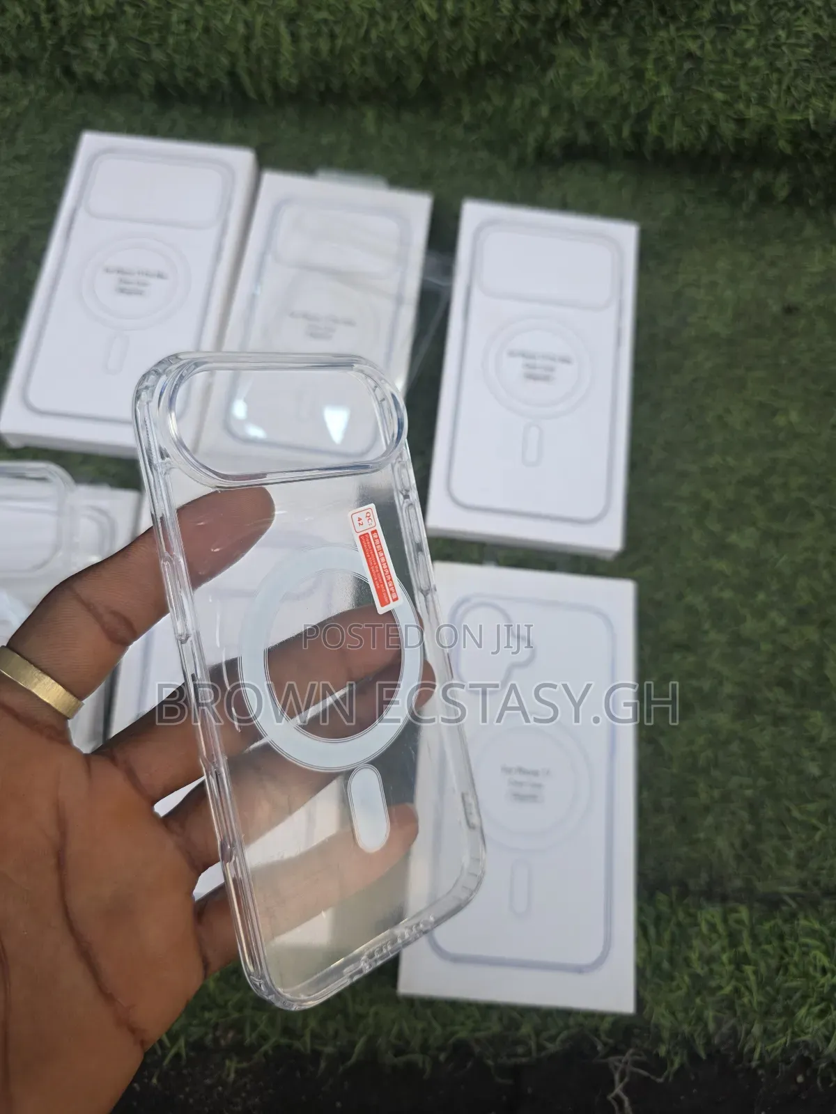 iPhone 17/17 Air/17 Pro/17 Pro Max Transparent Magsafe Case