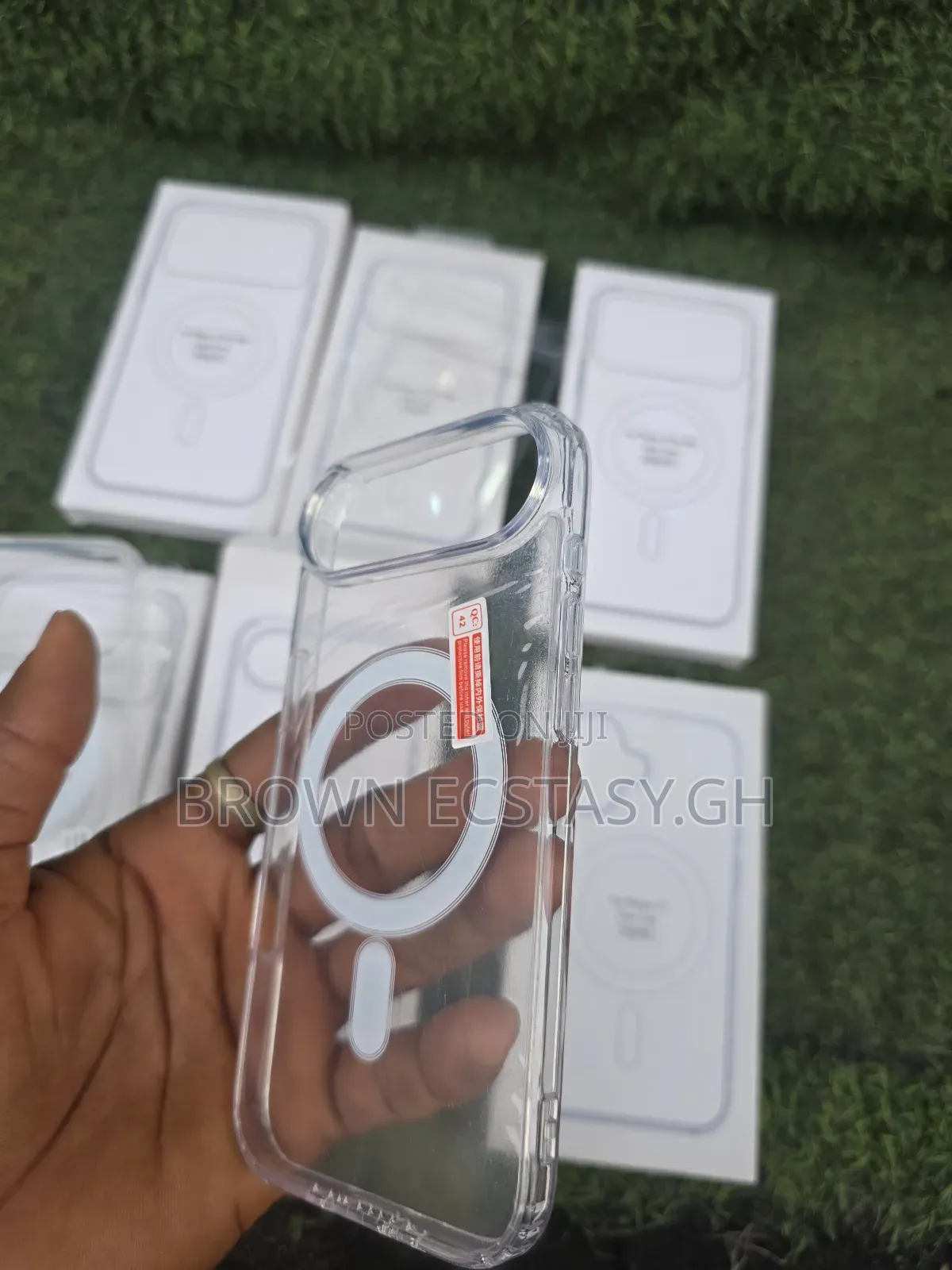 iPhone 17/17 Air/17 Pro/17 Pro Max Transparent Magsafe Case