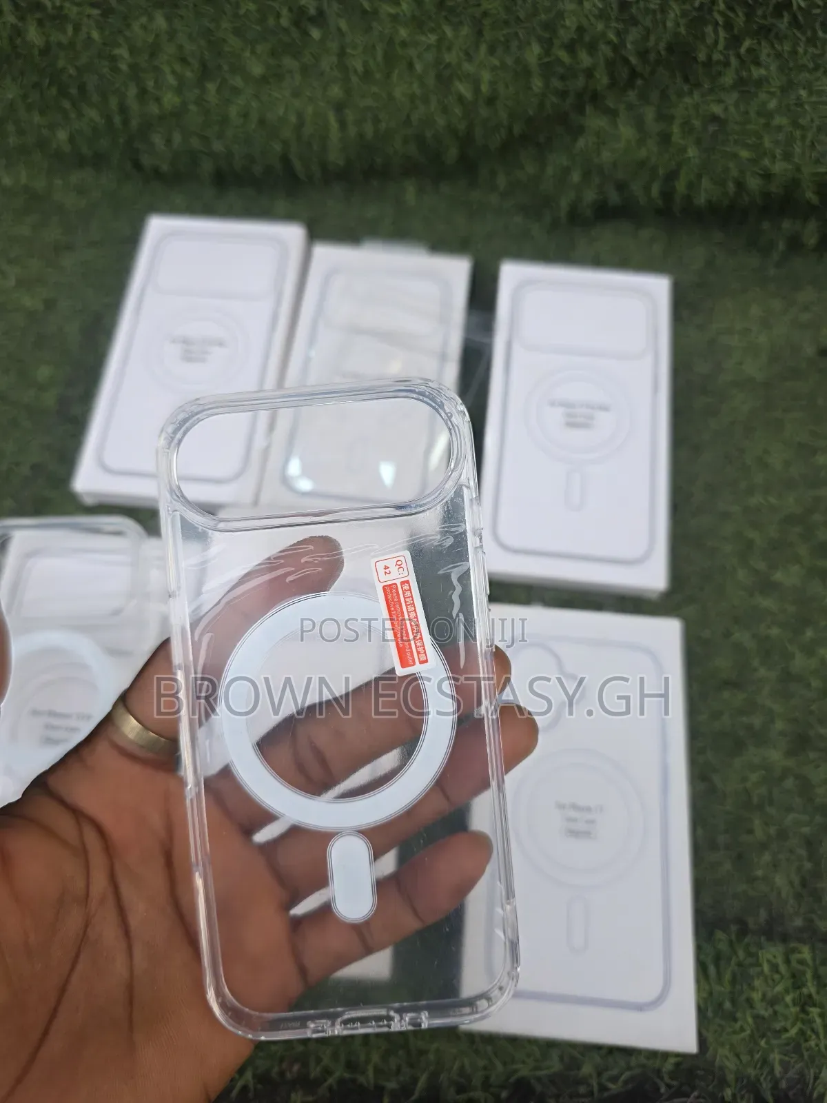 iPhone 17/17 Air/17 Pro/17 Pro Max Transparent Magsafe Case