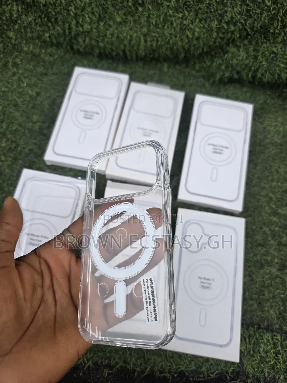 iPhone 17/17 Air/17 Pro/17 Pro Max Transparent Magsafe Case
