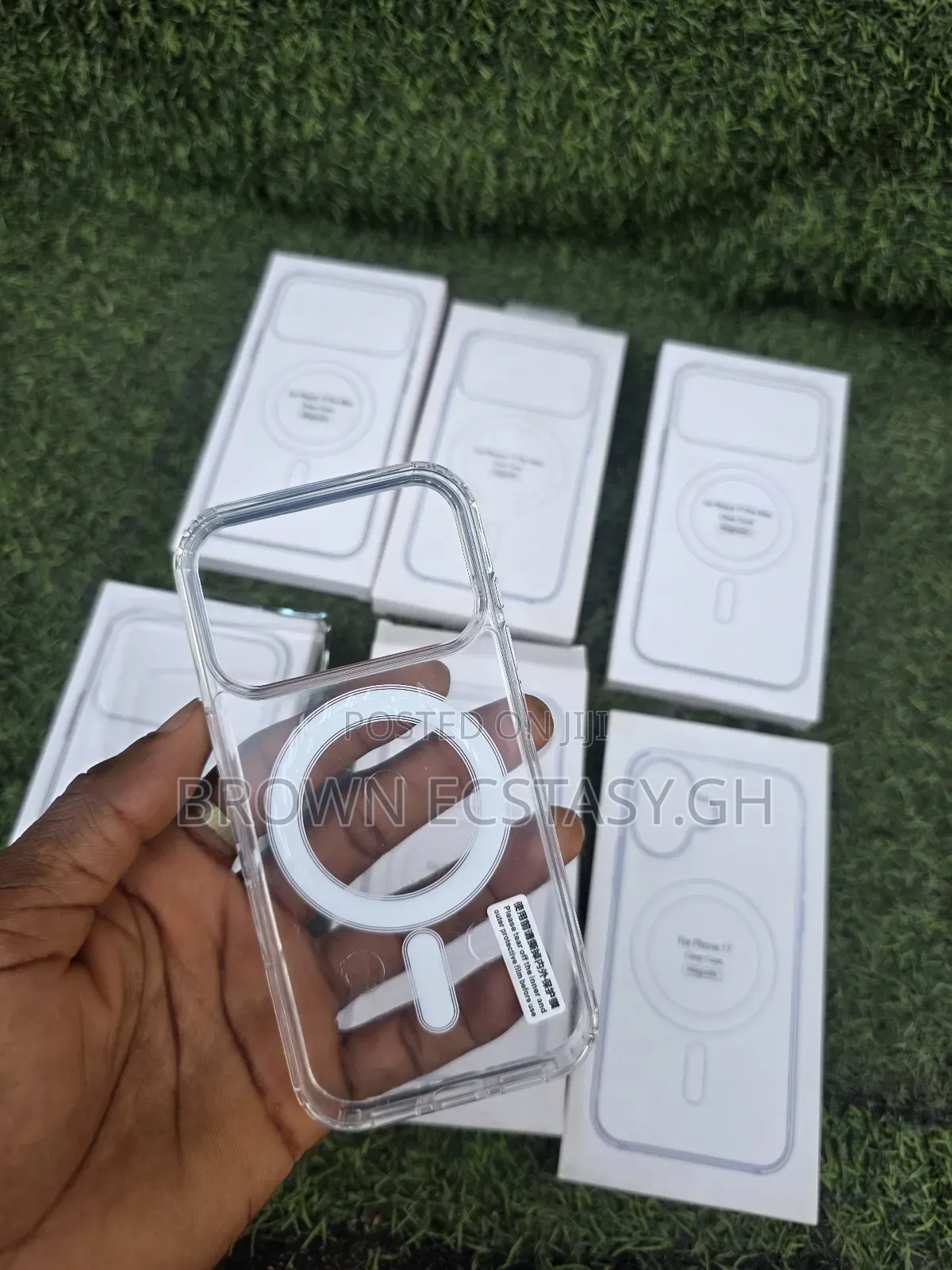 iPhone 17/17 Air/17 Pro/17 Pro Max Transparent Magsafe Case