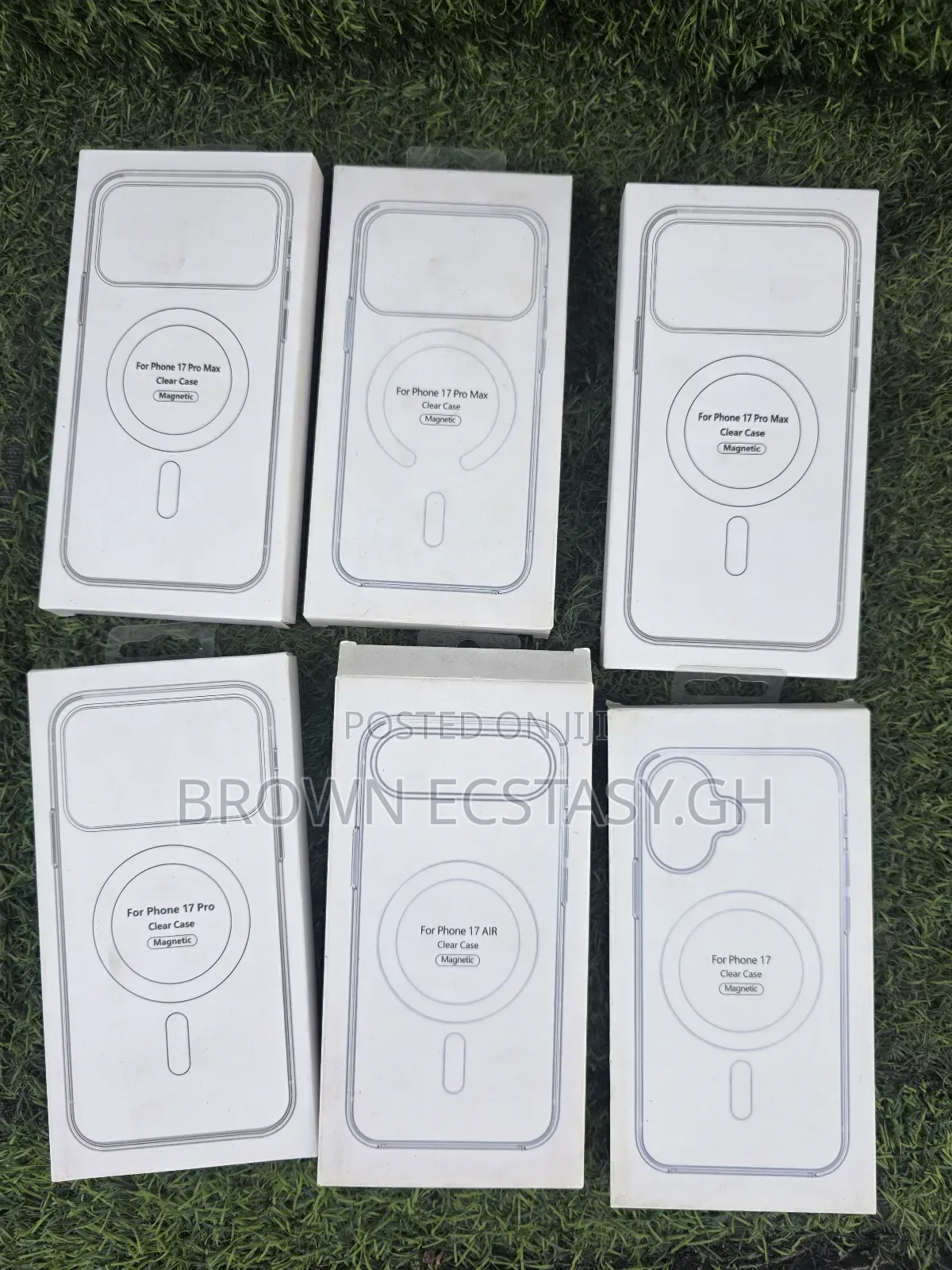 iPhone 17/17 Air/17 Pro/17 Pro Max Transparent Magsafe Case