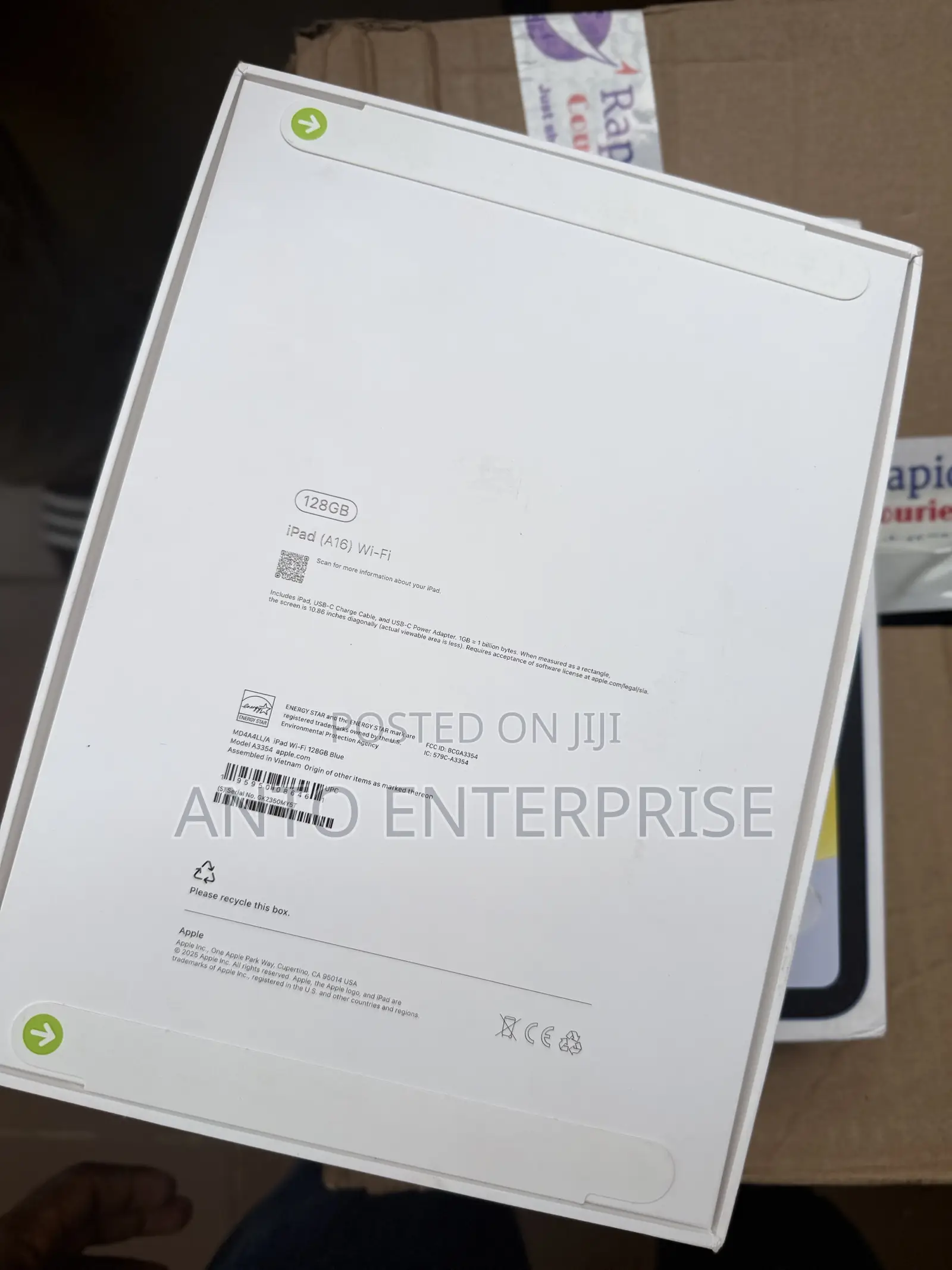New Apple iPad (2025) 128 GB Blue