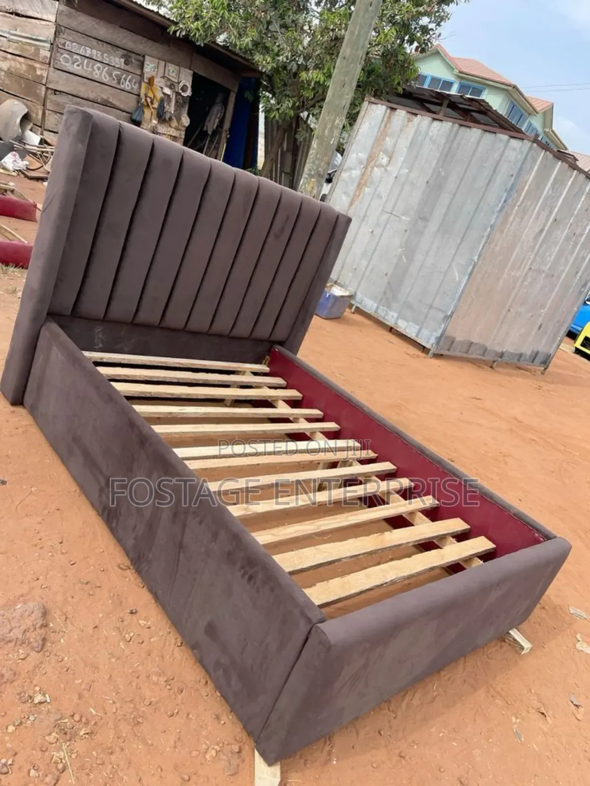 Newly Created Brown Standard Durable Bed