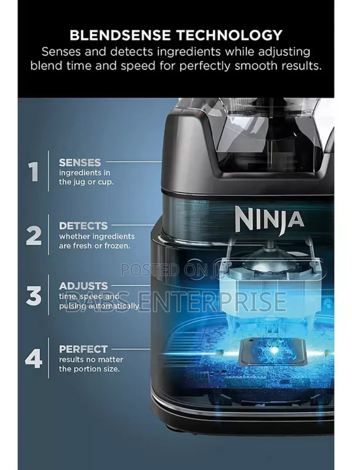 Ninja 3 In 1 Detect Power Blender Processor Pro Tb401ukcp