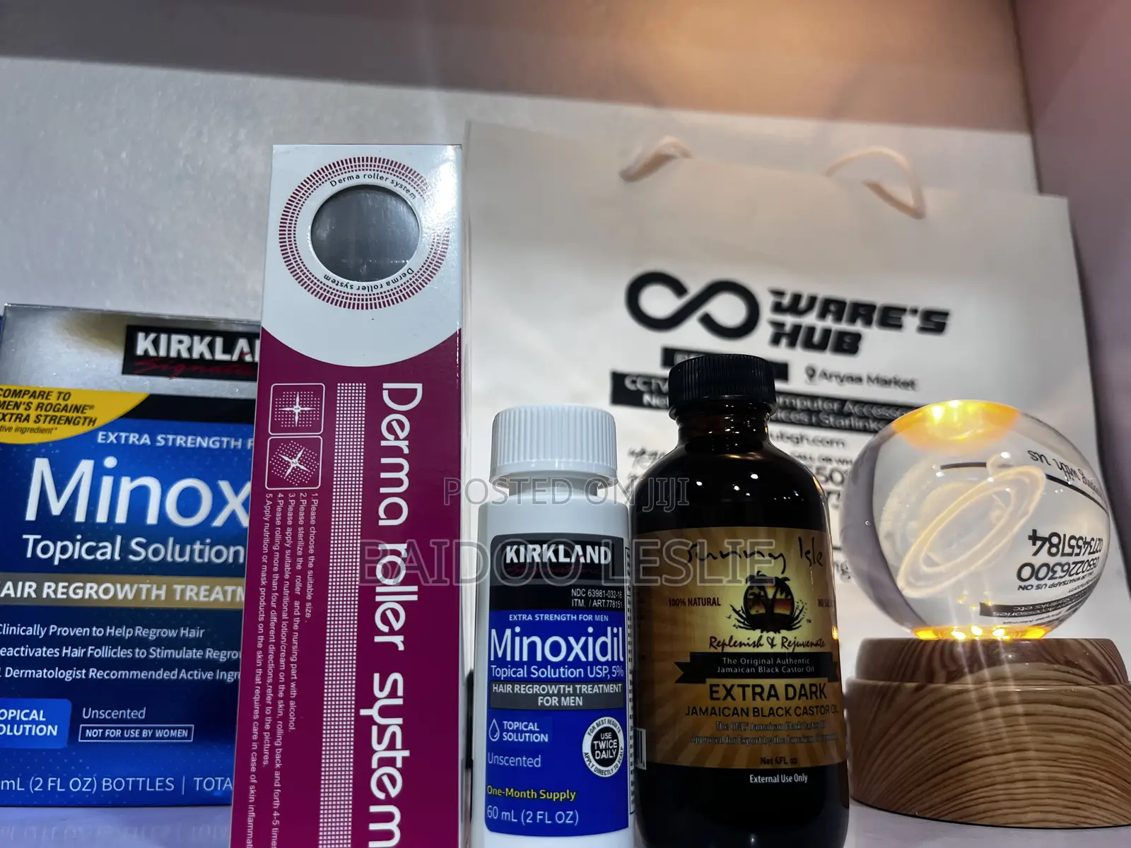 Kirkland Roller And Castor Oil Combo