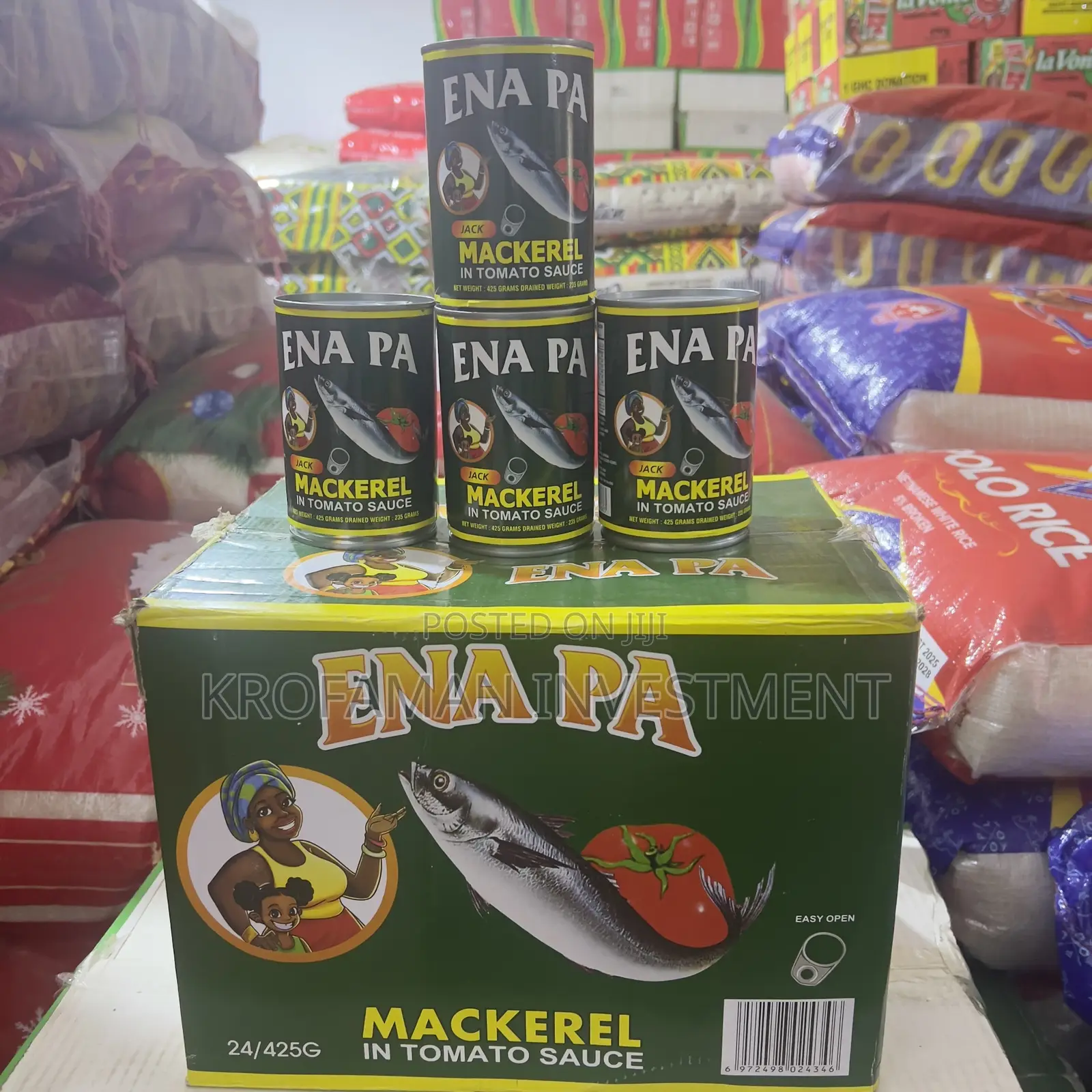 Enapa Mackerel in Tomato Sauce 425gx25