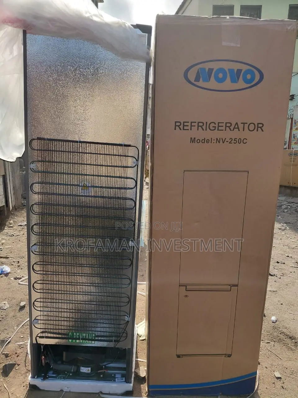 Novo 250l Bottom Freezer Fridge Combi 250c