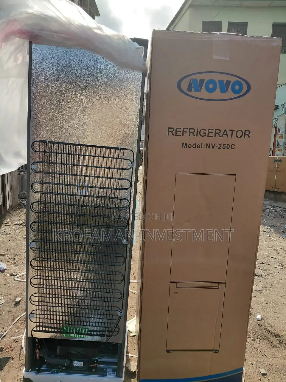 Novo 250l Bottom Freezer Fridge Combi 250c