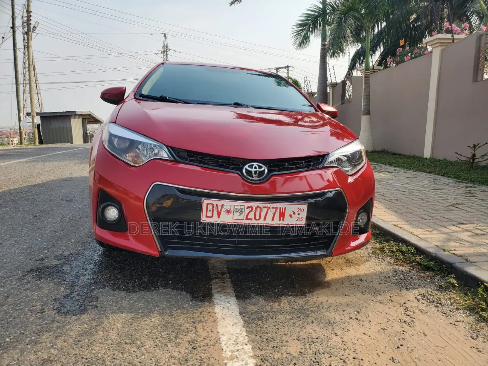 Toyota Corolla 2016 Red