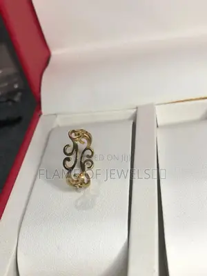 Simple Gold and Silver Promise Rings