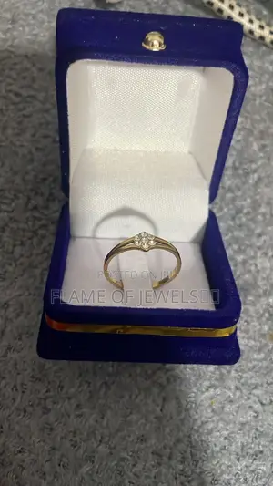 Simple Gold and Silver Promise Rings