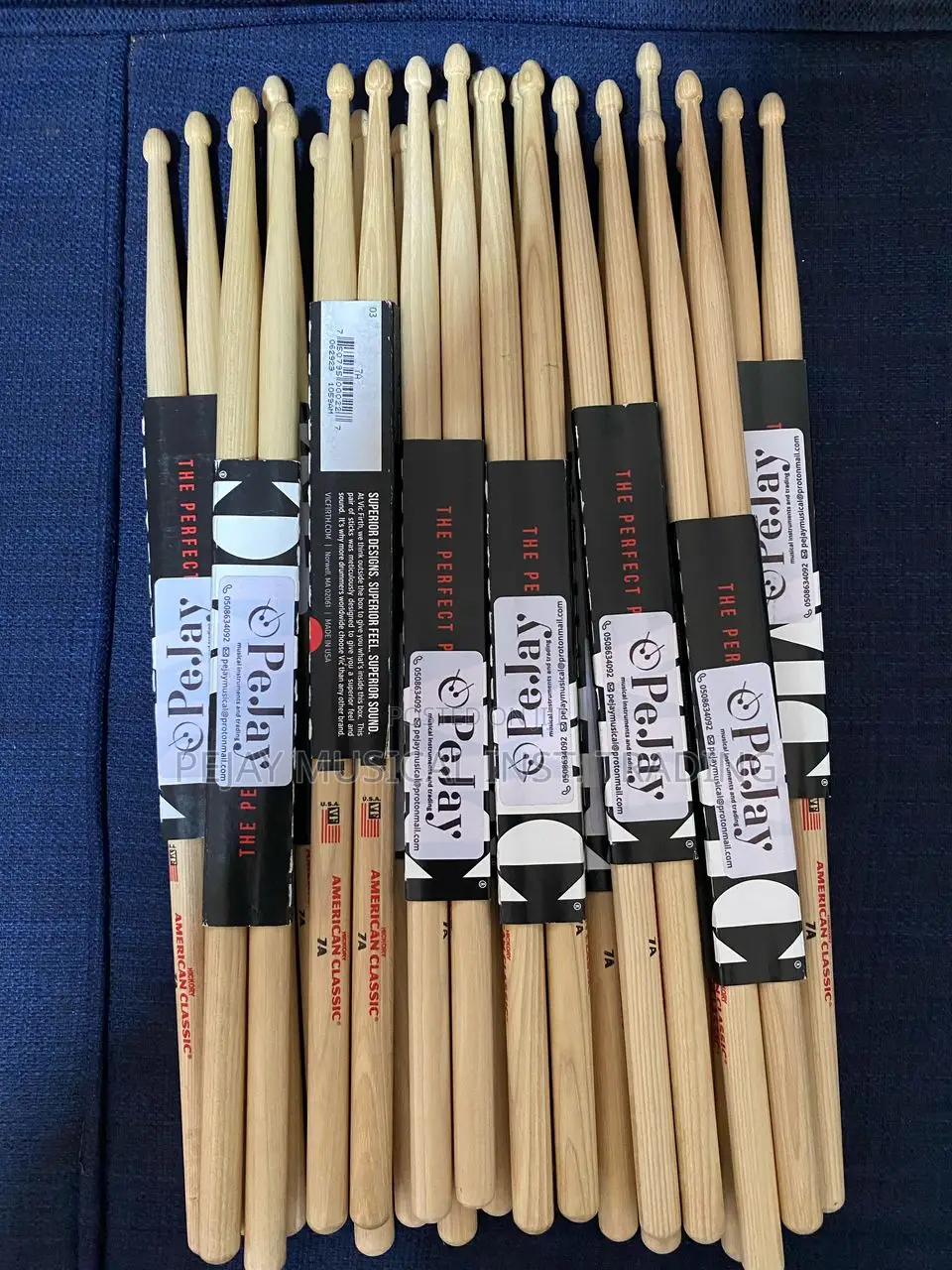 Original Drumsticks – Vic Firth, Vater, Promark Stagg (All Sizes)