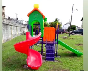Kids Outdoor Playground Playset School Swing Slide 410*310*280cm