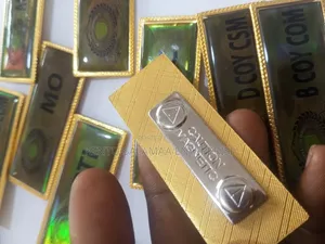 Rainbow Magnetic Resin Name Tags