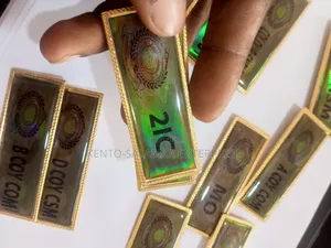 Rainbow Magnetic Resin Name Tags