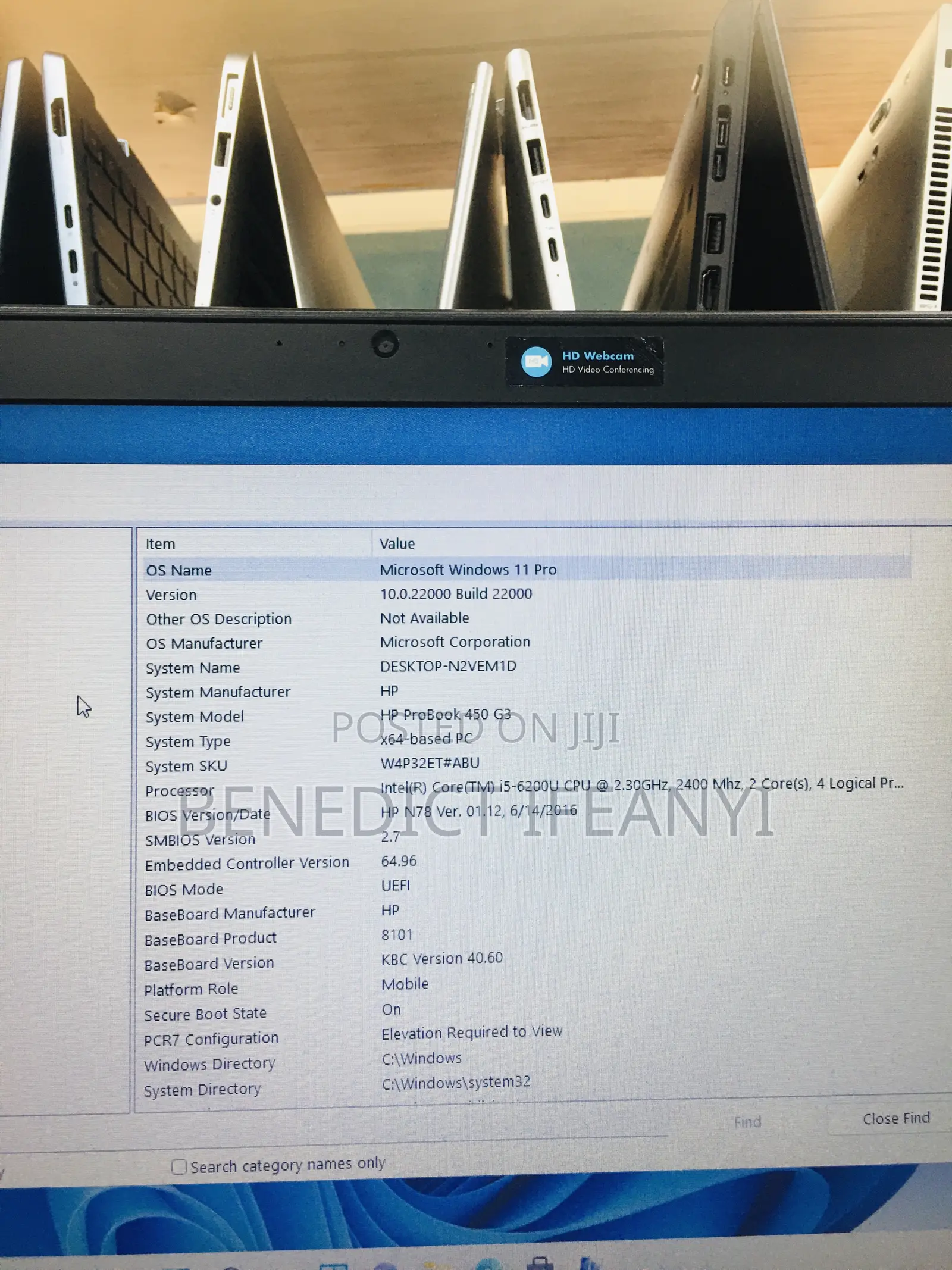 Laptop HP ProBook 450 G3 8GB Intel Core I5 HDD 500GB