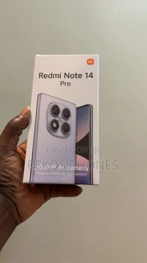 New Xiaomi Redmi Note 14 Pro 256 GB Black