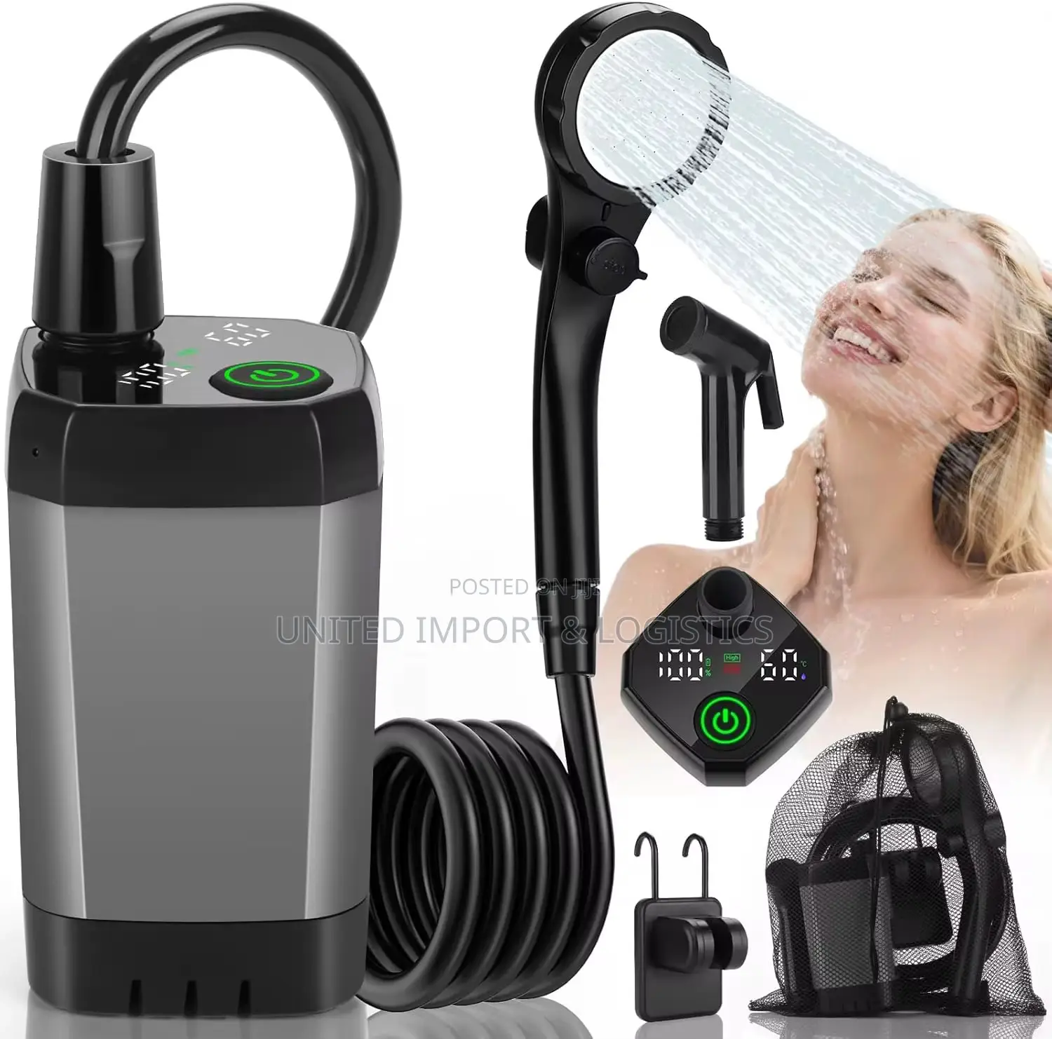 Rechargeable Portable Hand Shower for Saloons, Barbershop and Car Wash