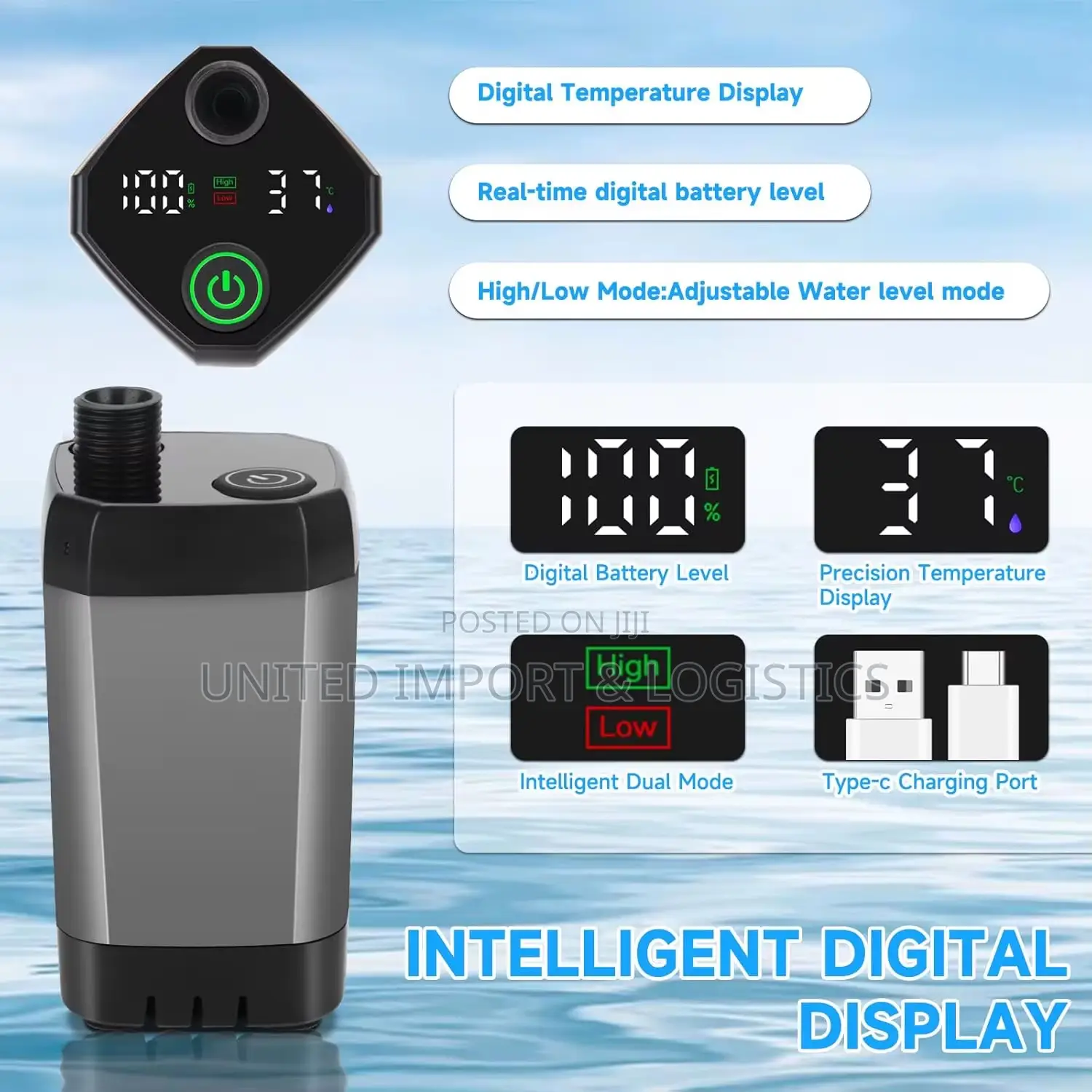 Rechargeable Portable Hand Shower for Saloons, Barbershop and Car Wash