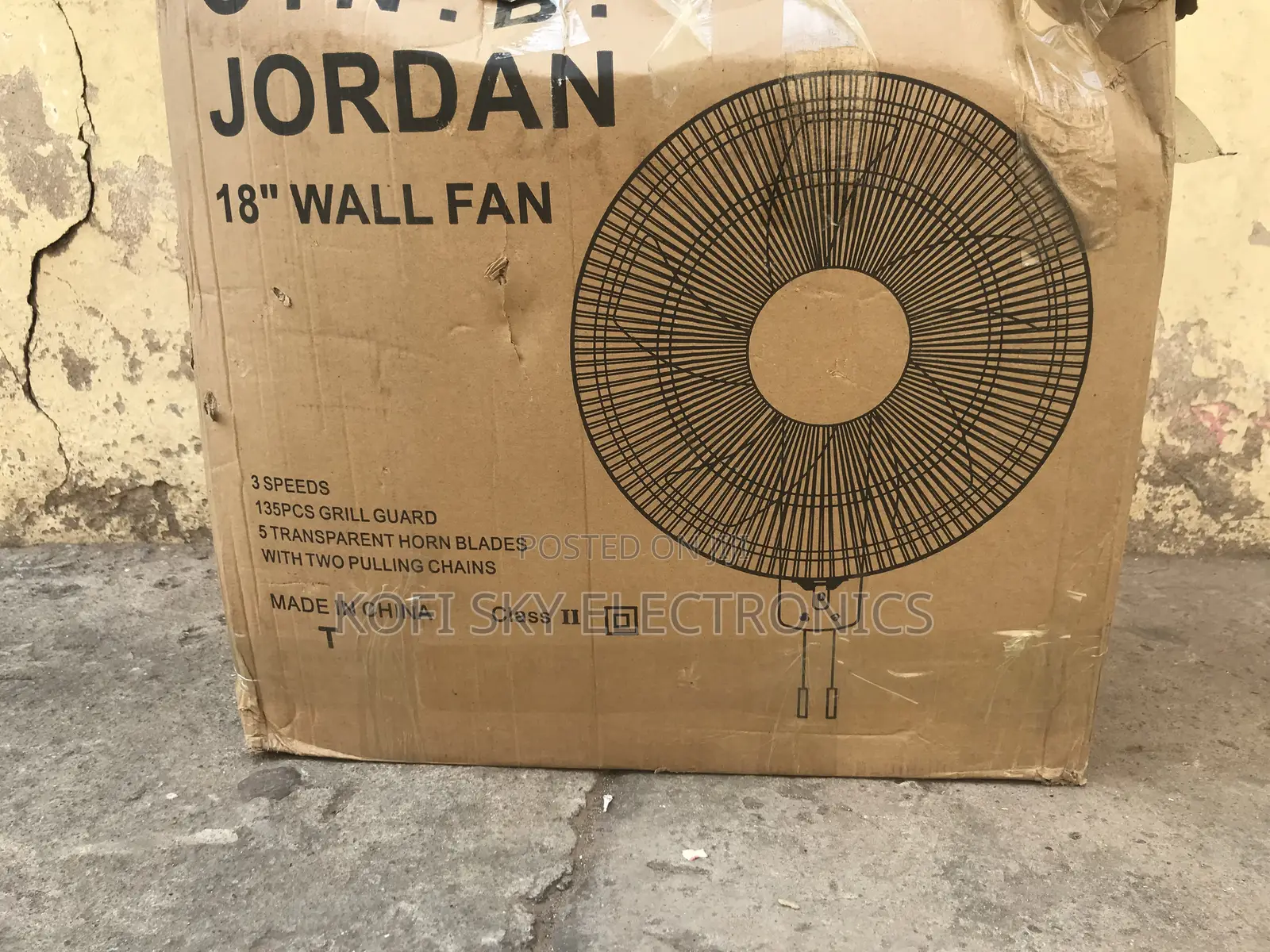 Affordable Jordan 18inch Wall Fan