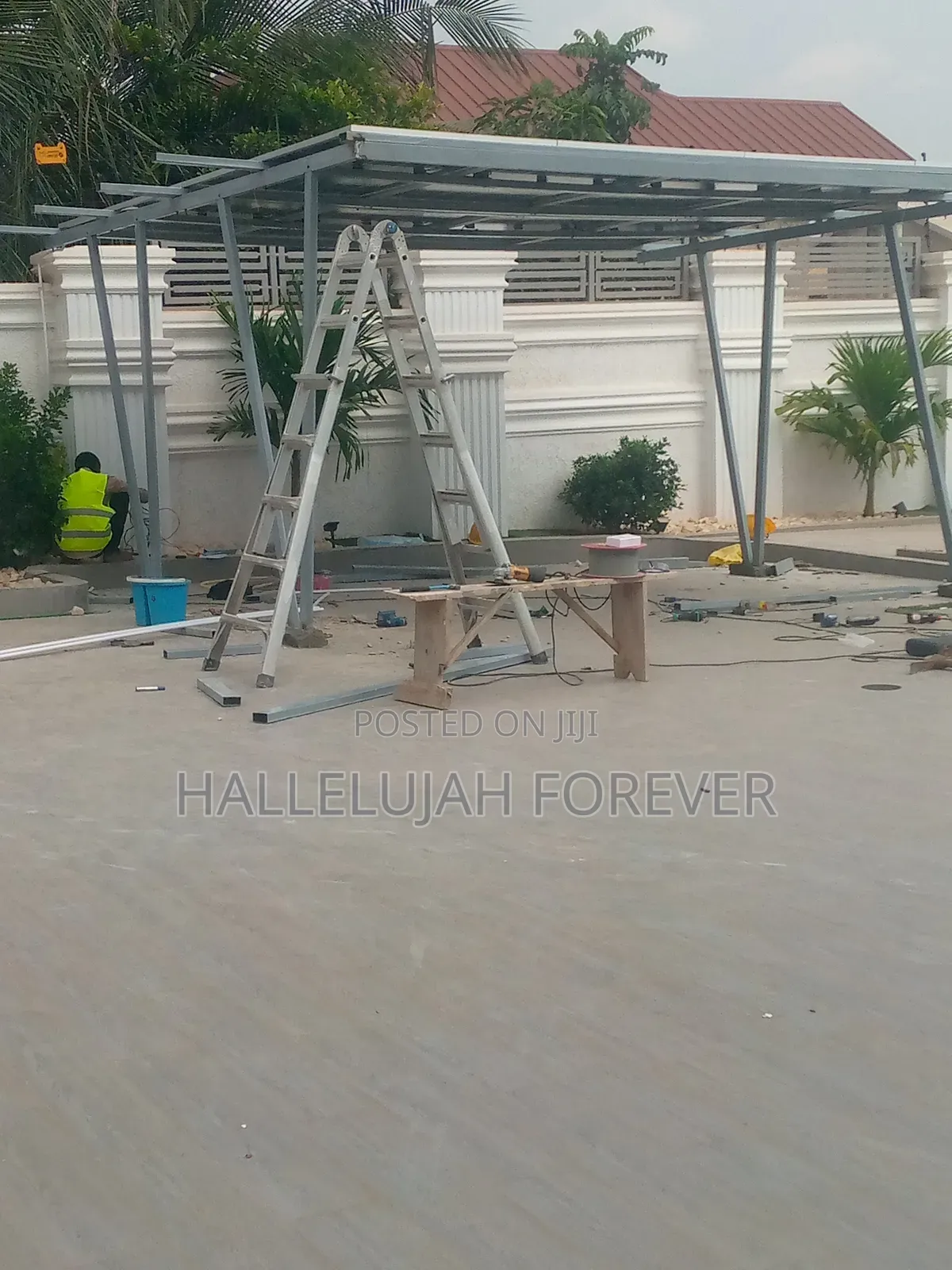 Solar Car Port Installation